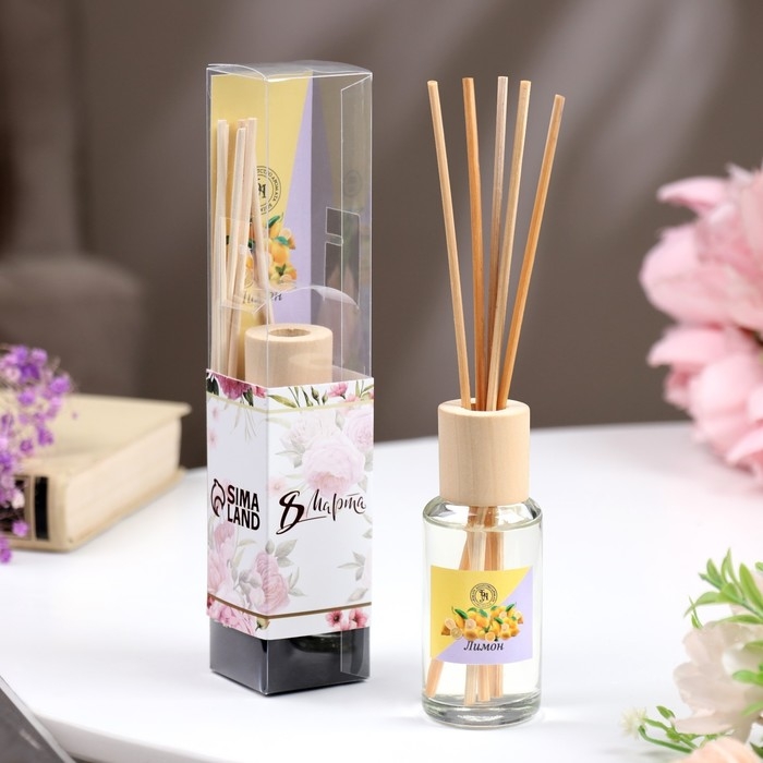 Диффузор ароматический Диффузор ароматический "Модерн", 50 мл, лимон, "Богатство Аромата"