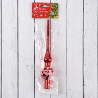 Наконечник "Снежный узор" 20 см, красный