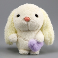 Мягкая игрушка &laquo;Зайка&raquo;, на брелоке, 11 см, цвет белый