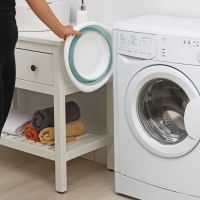 Таз складной &laquo;Флекс&raquo;, 5.5 л, 32.5&times;33&times;4.5 см, цвет морская волна