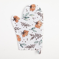 Варежка-прихватка Доляна Oleander 20х27 см, 100% хлопок, ватин 250 г/м2 Варежка-прихватка Доляна Oleander 20х27 см, 100% хлопок, ватин 250 г/м2