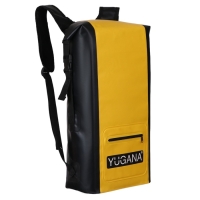 Герморюкзак YUGANA, ПВХ, водонепроницаемый 15 литров, желтый Герморюкзак YUGANA, ПВХ, водонепроницаемый 15 литров, желтый
