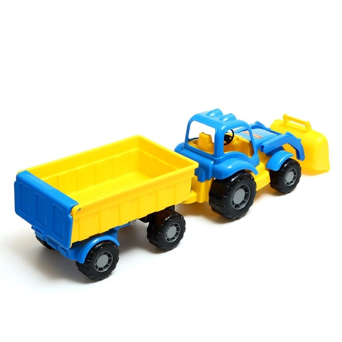 Трактор с прицепом №1 и ковшом &laquo;Силач&raquo;, МИКС