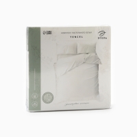 Постельное бельё Этель Евро Tencel 200*220см, 230*245см, 50*70см-2шт, цвет белый