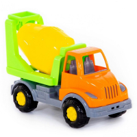 Автомобиль — бетоновоз «Леон», цвета МИКС Автомобиль — бетоновоз «Леон», цвета МИКС