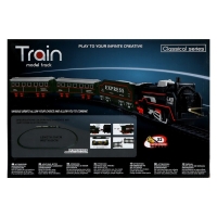 Железная дорога &laquo;Классика&raquo;, работает от батареек, поезд и 4 вагона в комплекте