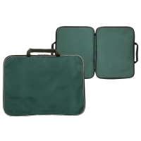 Папка для чертежей и рисунков А3, 470 х 350 х 20 мм, с ручками, текстильная, Calligrata Стандарт, Зеленая, плотность 600D Папка для чертежей и рисунков А3, 470 х 350 х 20 мм, с ручками, текстильная, Calligrata Стандарт, Зеленая, плотность 600D