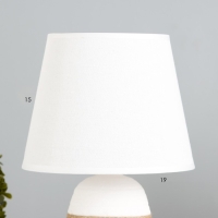Настольная лампа "Ренди" Е14 40Вт белый 20х20х32 см RISALUX