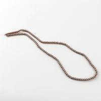 Бусины из стекла, набор 140 шт., размер 1 шт. 6 &mdash; мм, цвет коричневый