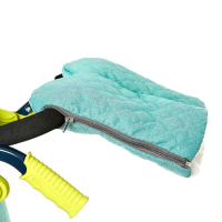 Санки-коляска &laquo;Ника Детям НД 7-7&raquo;, дизайн в джинсовом стиле, цвет зелёный, с механизмом качания