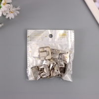 Замок металл для шкатулки хром + гвозд. набор 4 шт 4х2,7 см Замок металл для шкатулки хром + гвозд. набор 4 шт 4х2,7 см