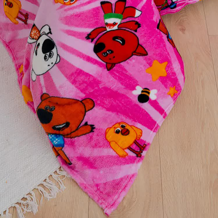 Плед Павлинка «МимиМишки», размер 150х100 см, цвет розовый, аэрософт Плед Павлинка «МимиМишки», размер 150х100 см, цвет розовый, аэрософт