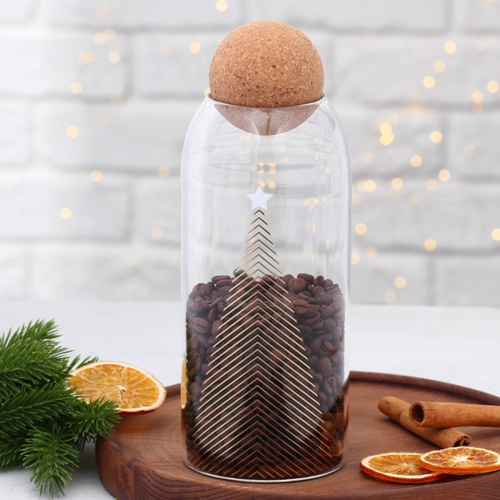 Новый год. Банка для хранения &laquo;Время чудес&raquo;, 1000 мл