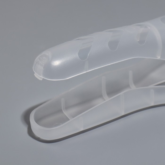 Органайзер для бритвы, с крышкой, 16,6 × 5,2 × 3 см, цвет прозрачный Органайзер для бритвы, с крышкой, 16,6 × 5,2 × 3 см, цвет прозрачный