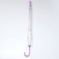 Зонт - трость полуавтоматический &laquo;Цветы&raquo;, 8 спиц, R = 45/55 см, D = 110 см, цвет МИКС