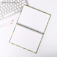 Скетчбук в твердой обложке на гребне Аavocado А5, 80 л, 100 г/м