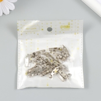 Основа для творчества "Значок с булавкой" набор 60 шт серебро 0,5х2 см Основа для творчества "Значок с булавкой" набор 60 шт серебро 0,5х2 см