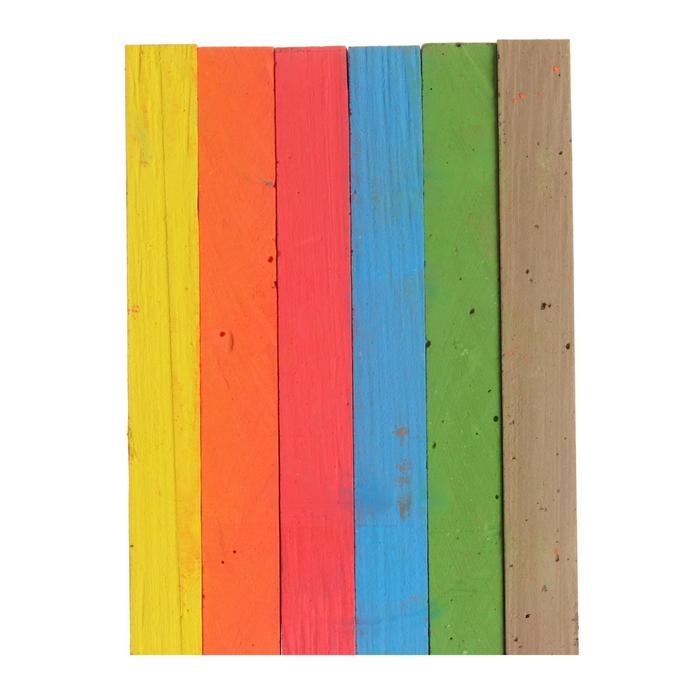 Мелки цветные 6 штук Koh-I-Noor 1125, прямоугольные Мелки цветные 6 штук Koh-I-Noor 1125, прямоугольные