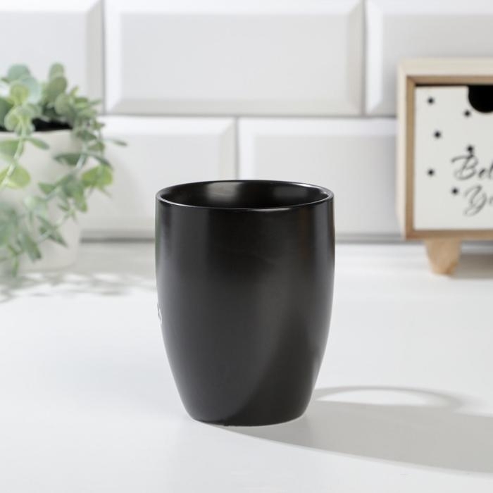 Кружка керамическая с тиснением Bitch mode, 450 мл, цвет чёрный Кружка керамическая с тиснением Bitch mode, 450 мл, цвет чёрный