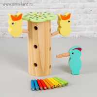 Развивающая игра рыбалка «Червячки и птички» 18,5х10,7х10,7 см Развивающая игра рыбалка «Червячки и птички» 18,5х10,7х10,7 см