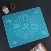 Коврик для выпечки с разметкой Доляна &laquo;Эрме&raquo;, силикон, 50&times;40 см, цвет МИКС