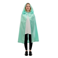 Карнавальный плащ детский, атлас, цвет мятный, длина 85 см Карнавальный плащ детский, атлас, цвет мятный, длина 85 см