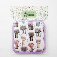 Кухонный набор Доляна &laquo;Прованс&raquo;, прихватка 17х17 см - 2 шт