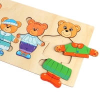 Конструктор-персонаж &laquo;Семья бурых медведей&raquo;