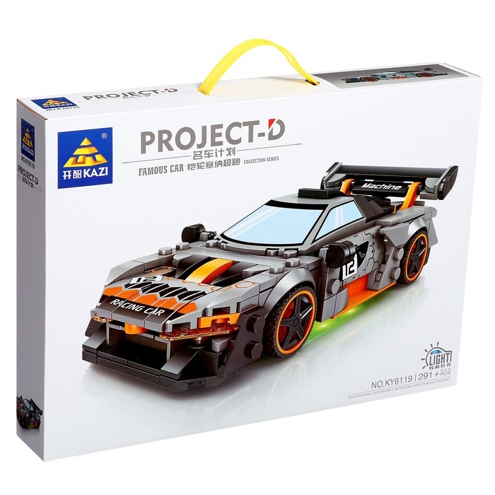 Конструктор Гонка &laquo;Драйв&raquo;, световые эффекты, 291 деталь