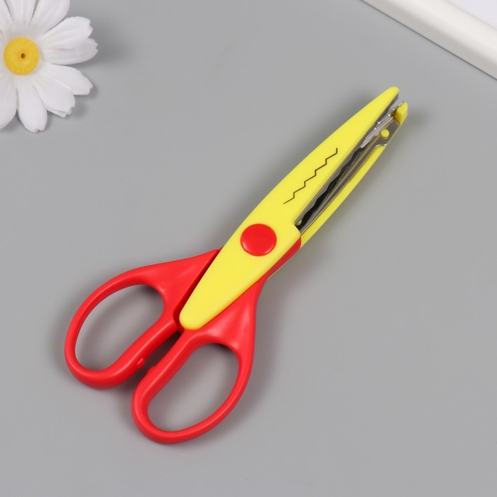 Ножницы рельефные 15,5 см, МИКС Ножницы рельефные 15,5 см, МИКС