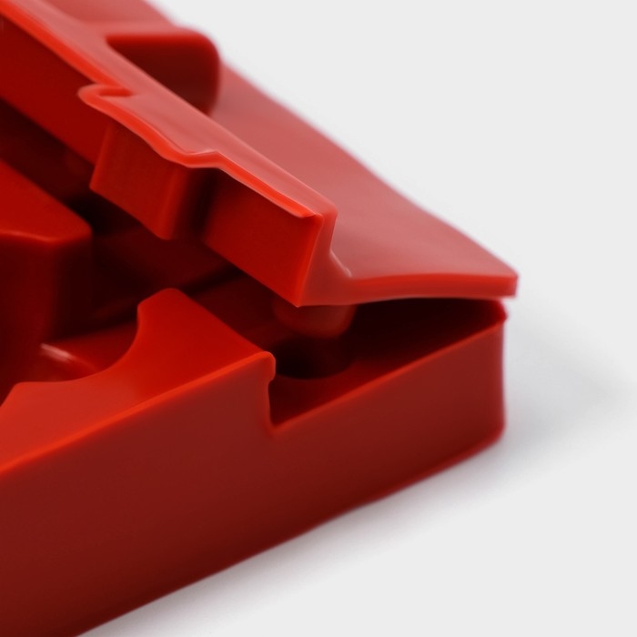 Форма для леденцов &laquo;Батончик&raquo;, силикон, 19&times;11&times;2 см, 5 ячеек (6&times;2,6 см), цвет МИКС