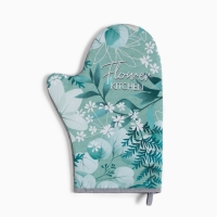 Набор подарочный Доляна Flower kitchen: варежка 20х28 см, прихватка 17х17 см, 2 лопатки Набор подарочный Доляна Flower kitchen: варежка 20х28 см, прихватка 17х17 см, 2 лопатки