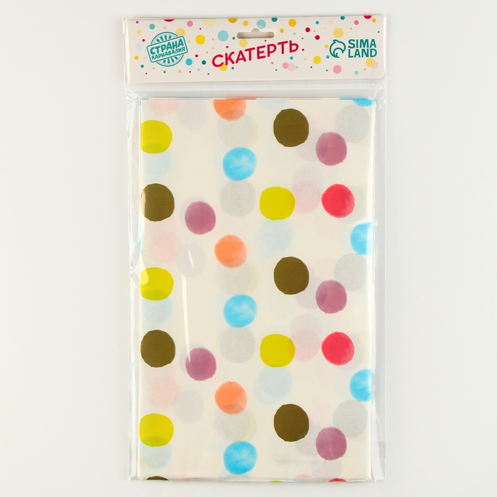 Скатерть &laquo;Горошек&raquo;, 120х180 см