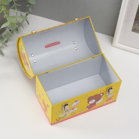 Копилка металл сундучок "Мишутка на жёлтом" 13х16х8,5 см Копилка металл сундучок "Мишутка на жёлтом" 13х16х8,5 см