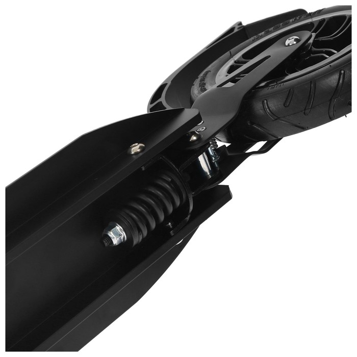 Самокат алюминиевый, складной, колёса надувные 200 мм, 2 амортизатора Самокат алюминиевый, складной, колёса надувные 200 мм, 2 амортизатора