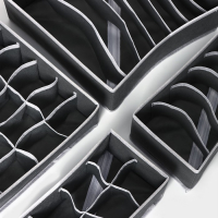 Набор коробов для хранения Доляна «Гранж», 4 шт, 33×32×10 см, 31×15,5×10 см, 29×14×10 см Набор коробов для хранения Доляна «Гранж», 4 шт, 33×32×10 см, 31×15,5×10 см, 29×14×10 см