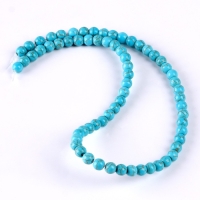 Бусины из натурального камня «Бирюза» набор 58 шт., размер 1 шт. — 6 мм Бусины из натурального камня «Бирюза» набор 58 шт., размер 1 шт. — 6 мм