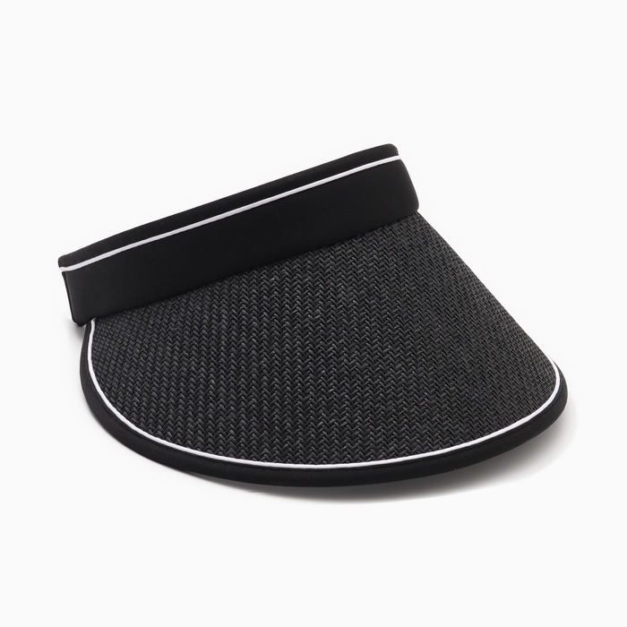 Козырек женский MINAKU, цвет черный, р-р 58 Козырек женский MINAKU, цвет черный, р-р 58