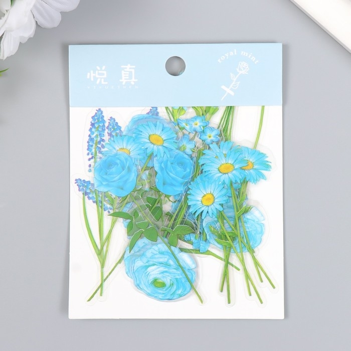 Набор наклеек "Цветы. Королевская мята" 30 шт 8,5х11 см