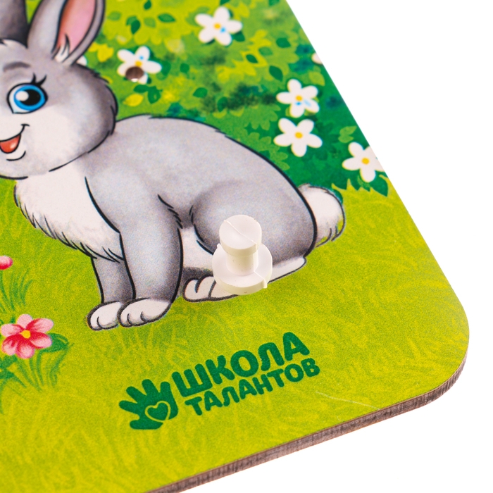 Геоборд с доп. элементами &laquo;Мамы и дети&raquo; 20&times;20 см