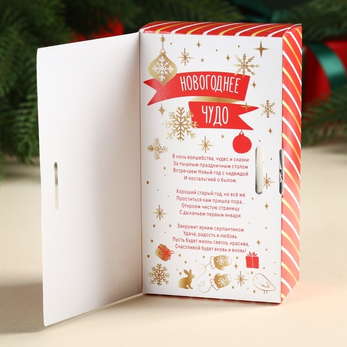 Новый год! Чай чёрный &laquo;Пусть сказка постучится в дом&raquo; в коробке-книге, 100 г.