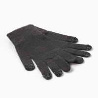 Перчатки мужские, цвет тёмно-серый, размер 22