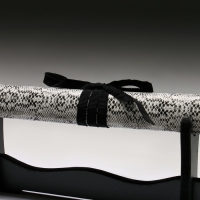 Сувенирное оружие &laquo;Катана&raquo;, на подставке, серые ножны под змеиную кожу, 89 см