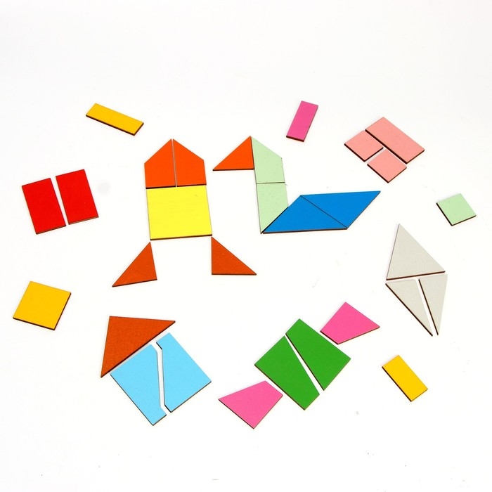 Развивающая доска &laquo;Сложи квадрат&raquo; 1 уровень сложности