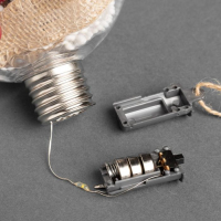 Набор ёлочных шаров «Веточки и шишки» 2 шт., батарейки, 5 LED, свечение белое Набор ёлочных шаров «Веточки и шишки» 2 шт., батарейки, 5 LED, свечение белое