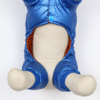 Комбинезон "Мальчик" с утяжкой, размер 10 (ДС 25 см, ОГ 34 см, ОШ 24 см), синий