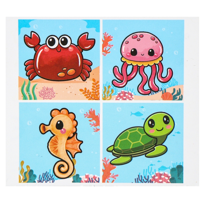 Головоломка «Морские обитатели» Головоломка «Морские обитатели»