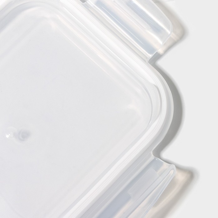 Контейнер для еды из жаропрочного стекла Доляна &laquo;Данте&raquo;, прямоугольный, 640 мл, 17&times;12,5&times;6,3 см