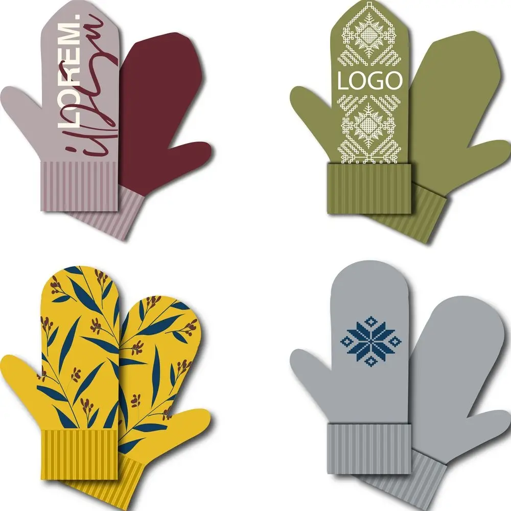 Варежки на заказ Mani, полушерсть, размер M