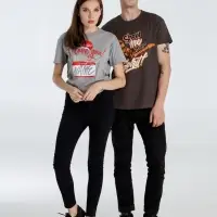 Футболка Hello! I Love You!, серый меланж, размер S Футболка Hello! I Love You!, серый меланж, размер S